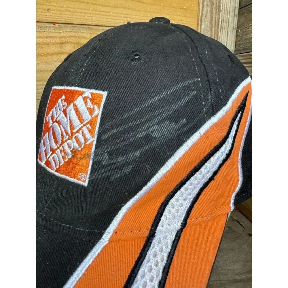 Autographed‎ Tony Stewart #20 Nascar Hat Home Depot Official Pit Cap